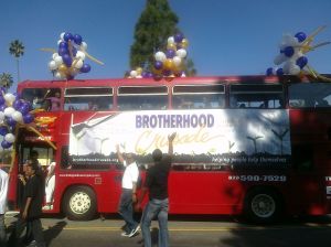 Brotherhood Crusade "Float" at the 2011 MLK Parade