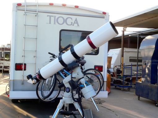 The Scope, With Its Ride In The Background