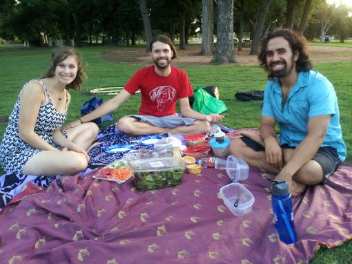 A Celebratory Picnic with Friends in Austin