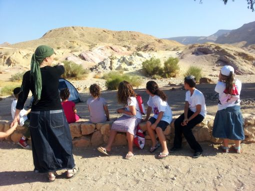 A Week in the Desert with the Moms and Kids of Bat Melech